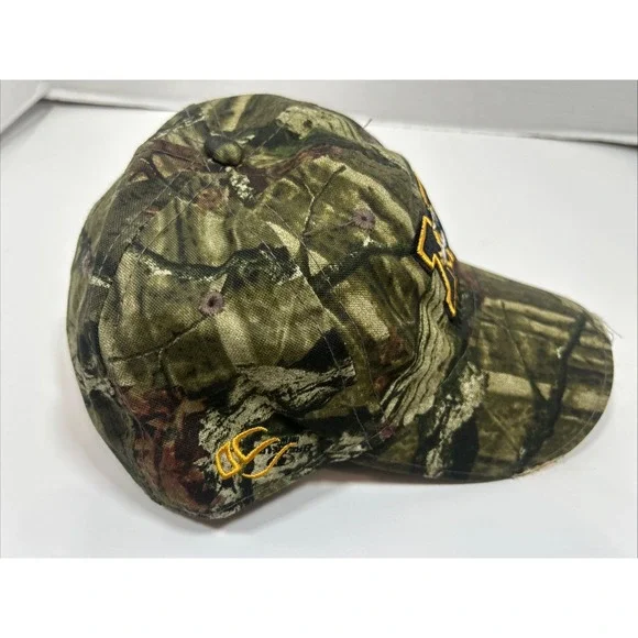 Missouri Tigers Mizzou Camo Mossy Oak OC Sports Slam NCAA Adjustable Cap Hat - Picture 3 of 9